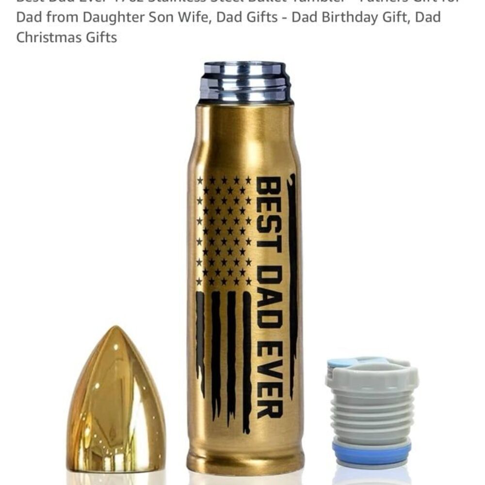 Tumbler Best Dad Ever stainless 17 oz new in box